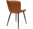 Стул Tetchair QUINCY 8272 металл/ткань, 49x53x84,5 см, коричневый G-062-61/черный, 4 шт 13636 2