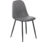 Стул Tetchair STORM 807 металл/вельвет, 46x53x87x49 см, серый/антрацит, G062-40, 4 шт 14267 1