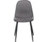 Стул Tetchair STORM 807 металл/вельвет, 46x53x87x49 см, серый/антрацит, G062-40, 4 шт 14267 4