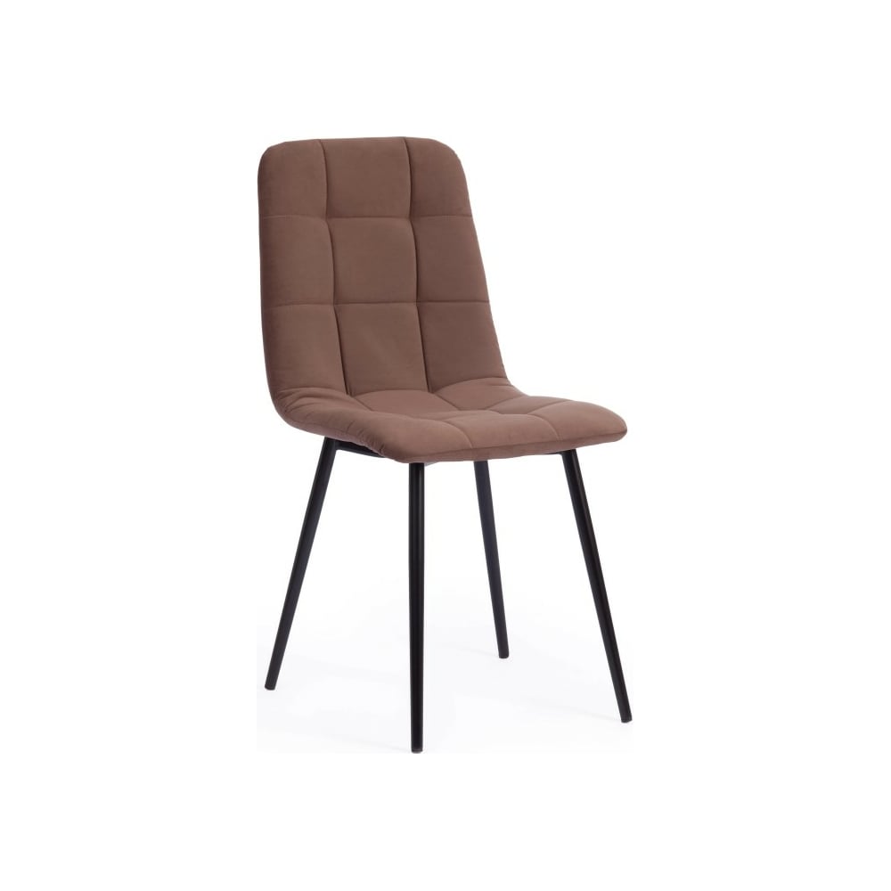 Стул Tetchair CHILLY MAX ткань/металл, 45x54x90 см, 2 шт коричневый 01 ...