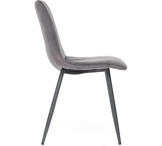 Стул Tetchair DUBLIN 7066 металл, ткань, 45x56x88x51 см, серый вельвет/антрацит, G062-40, 4 шт 12095