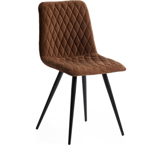 Стул Tetchair CHILLY X 7096-1 ткань/металл, 45x53x88 см, высота до сиденья 50 см, коричневый, 4 шт 17250 1