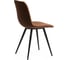 Стул Tetchair CHILLY X 7096-1 ткань/металл, 45x53x88 см, высота до сиденья 50 см, коричневый, 4 шт 17250 3