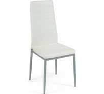 Стул Tetchair Easy Chair 24 металл/экокожа, 40x42x95.5 см слоновая кость/серый, 4 шт 13192