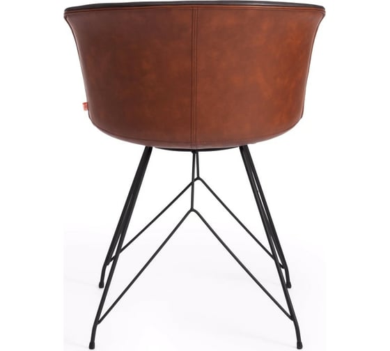 Стул Tetchair KRANZ 9322М экокожа / пластик, 53x55x45x76,5, 2 шт grey cерый 7 / Brown 15513