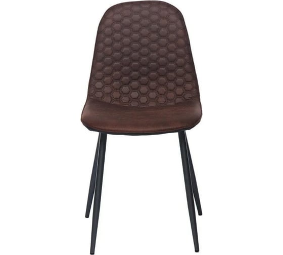 Стул Tetchair STORM 807 металл, ткань наппа, 46x53x87x49 см, темно-коричневый/черный, PK-03, 4 шт 12093