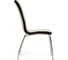 Стул Tetchair ALESSI 36 металл/экокожа, 42x65x101x49 см, слоновая кость/темно-коричневый, 4 шт 12036 3