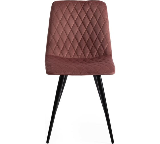 Стул Tetchair CHILLY X 7096-1 ткань/металл, 45x53x88 см, высота до сиденья 50 см, коралловый, 4 шт 17249