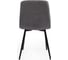 Стул Tetchair CHILLY MAX велюр/металл, 45x54x90 см, серый 25/черный 15831 4