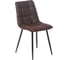 Стул Tetchair CHILLY 7094 металл, ткань наппа, 45x55x87,5 см 15386 1