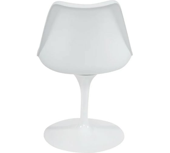 Стул Tetchair TULIP FASHION CHAIR 109 металл/пластик/PU, 55x48x81 см, белый/красный 13198