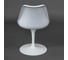 Стул Tetchair TULIP FASHION CHAIR 109 металл/пластик/PU, 55x48x81 см, белый/красный 13198 8