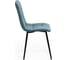 Стул Tetchair CHILLY MAX велюр/металл, 45x54x90 см, темно-бирюзовый 22/черный 15830 2