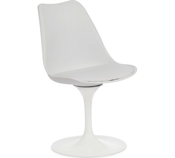 Стул Tetchair TULIP FASHION CHAIR 109 металл/пластик/PU, 55x48x81см, 2 шт белый/белый 15368