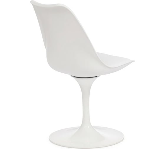 Стул Tetchair TULIP FASHION CHAIR 109 металл/пластик/PU, 55x48x81см, 2 шт белый/белый 15368