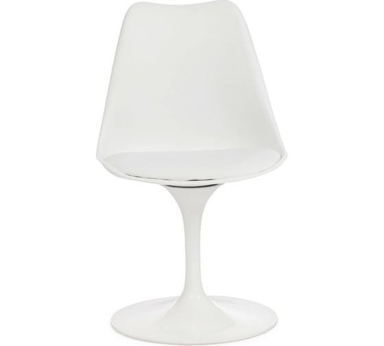 Стул Tetchair TULIP FASHION CHAIR 109 металл/пластик/PU, 55x48x81см, 2 шт белый/белый 15368
