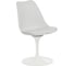 Стул Tetchair TULIP FASHION CHAIR 109 металл/пластик/PU, 55x48x81см, 2 шт белый/белый 15368 1