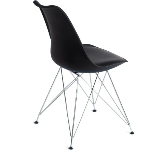 Стул Tetchair TULIP IRON CHAIR EC-123 металл/пластик, 54,5x48x83,5см, черный, 4 шт 14176