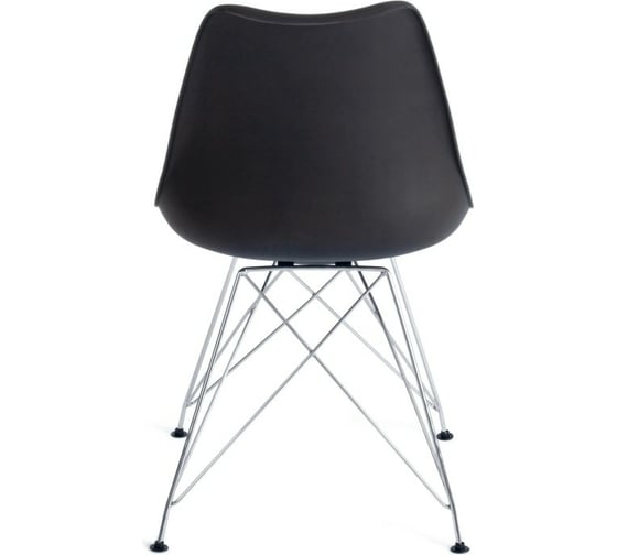 Стул Tetchair TULIP IRON CHAIR EC-123 металл/пластик, 54,5x48x83,5см, черный, 4 шт 14176