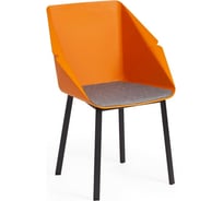 Стул Tetchair DORO 8088 пластик/металл/ткань, 61,5x55x46x89 см, 2 шт orange оранжевый 90988 15527
