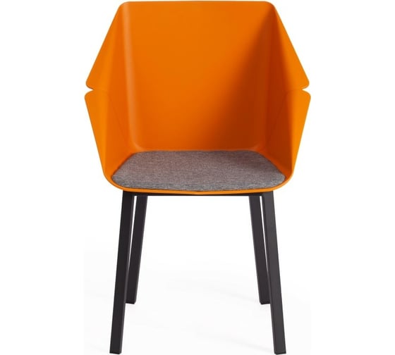 Стул Tetchair DORO 8088 пластик/металл/ткань, 61,5x55x46x89 см, 2 шт orange оранжевый 90988 15527