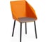 Стул Tetchair DORO 8088 пластик/металл/ткань, 61,5x55x46x89 см, 2 шт orange оранжевый 90988 15527 1