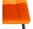 Стул Tetchair CHILLY 7094 металл/вельвет, 45x55x87,5 см, рыжий/черный, G062-24, 4 шт 13288 4