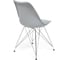 Стул Tetchair TULIP IRON CHAIR EC-123 металл/пластик, 54,5x48x83,5 см серый 15422 2
