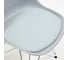 Стул Tetchair TULIP IRON CHAIR EC-123 металл/пластик, 54,5x48x83,5 см серый 15422 7