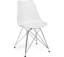 Стул Tetchair TULIP IRON CHAIR EC-123 металл/пластик, 54,5x48x83,5 см, white белый, 4 шт 13647
