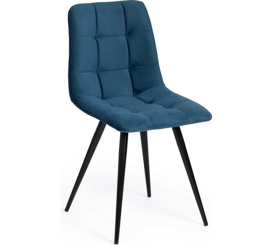 Стул Tetchair CHILLY 7095-1 ткань/металл, 45x53x88 см, высота до сиденья 50 см, синий barkhat, 4 шт 17245