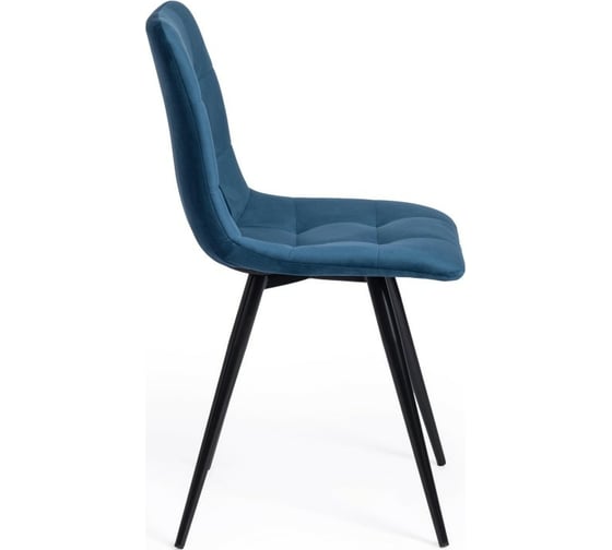Стул Tetchair CHILLY 7095-1 ткань/металл, 45x53x88 см, высота до сиденья 50 см, синий barkhat, 4 шт 17245