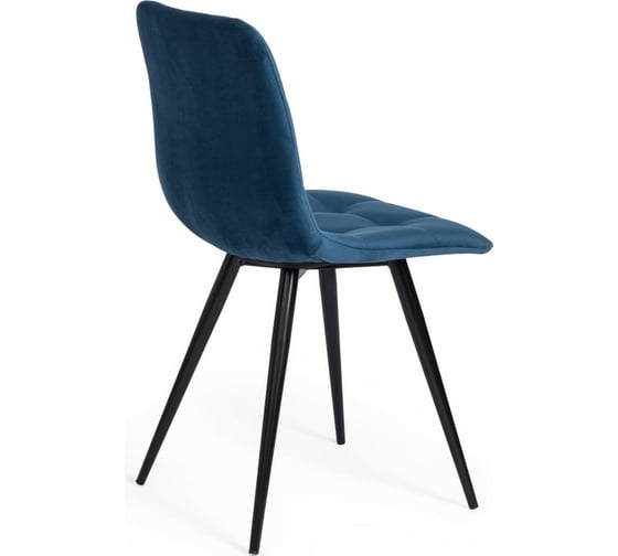 Стул Tetchair CHILLY 7095-1 ткань/металл, 45x53x88 см, высота до сиденья 50 см, синий barkhat, 4 шт 17245