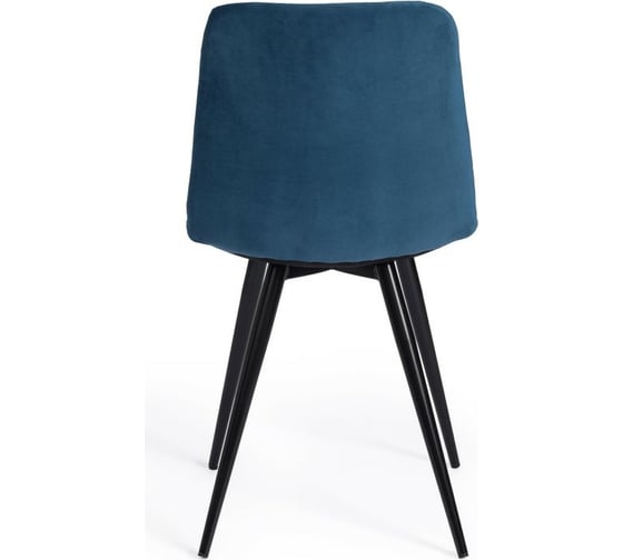Стул Tetchair CHILLY 7095-1 ткань/металл, 45x53x88 см, высота до сиденья 50 см, синий barkhat, 4 шт 17245