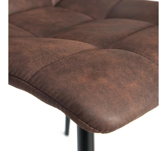 Стул Tetchair CHILLY 7094 металл, ткань наппа, 45x55x87,5 см, темно-коричневый/черный, PK-03, 4 шт 12092