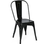 Стул Tetchair LOFT CHAIR 012 металл, 45x35x85 см, черный/black vintage, 4 шт 10694