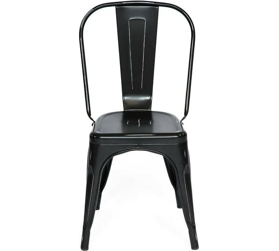 Стул Tetchair LOFT CHAIR 012 металл, 45x35x85 см, черный/black vintage, 4 шт 10694