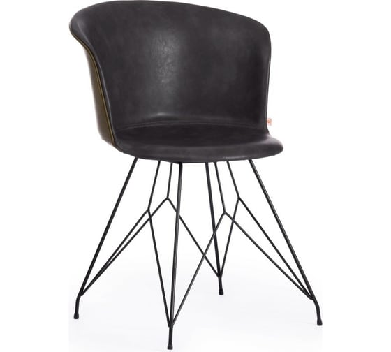 Стул Tetchair KRANZ 9322М экокожа/пластик, 53x55x45x76,5, 2 шт grey cерый 7 / Olive 15518 1