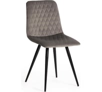 Стул Tetchair CHILLY X 7096-1 ткань/металл, 45x53x88 см, высота до сиденья 50 см, серый, 4 шт 17251