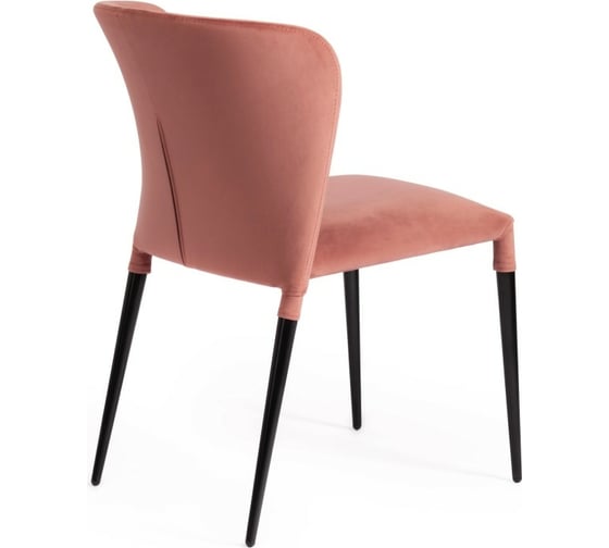 Стул Tetchair ALVOR 715 ткань/металл, 48x65x86 см, высота до сиденья 51 см, коралловый, 4 шт 15462