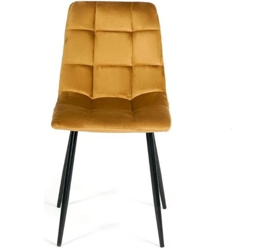 Стул Tetchair CHILLY 7094 металл/вельвет, 45x55x87,5 см, коричневый/черный, G062-61, 4 шт 13286