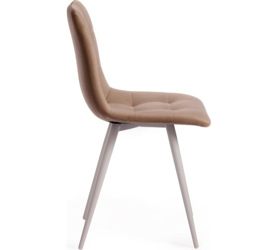 Стул Tetchair CHILLY 7095-1 ткань/металл, 45x53x88 см, высота до сиденья 50 см, бежевый, 4 шт 17237