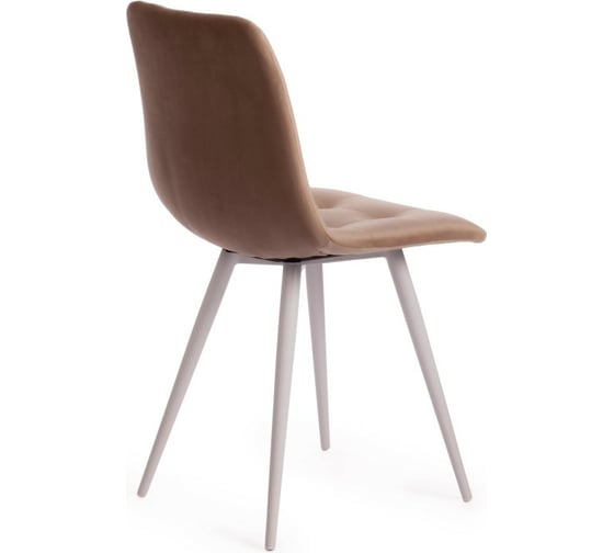 Стул Tetchair CHILLY 7095-1 ткань/металл, 45x53x88 см, высота до сиденья 50 см, бежевый, 4 шт 17237