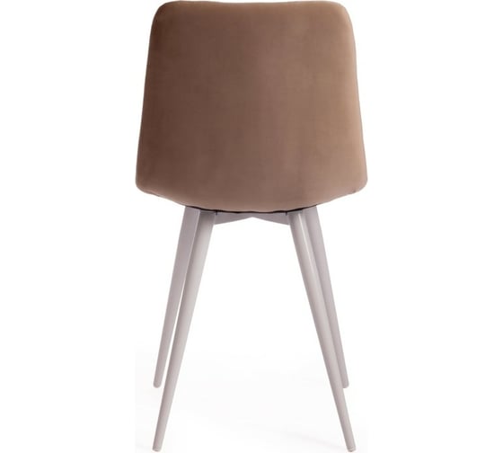 Стул Tetchair CHILLY 7095-1 ткань/металл, 45x53x88 см, высота до сиденья 50 см, бежевый, 4 шт 17237