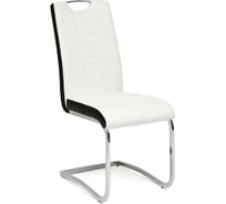 Стул Tetchair STERN 1314 металл/экокожа, 42x62x97,5 см, черный/белый, 4 шт 12642