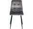 Стул Tetchair CHILLY 7094 металл/вельвет, 45x55x87,5 см, серый/черный 15389 2