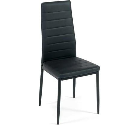 Стул Tetchair Easy Chair 24 металл/экокожа, 40x42x95.5 см, черный, 4 шт 13194