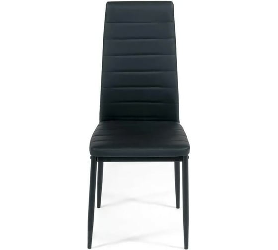 Стул Tetchair Easy Chair 24 металл/экокожа, 40x42x95.5 см, черный, 4 шт 13194