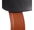 Стул Tetchair ZULUS 8333 пластик/металл, 43x49x45x74 см, 2 шт black черный / brown коричневый 15525 7