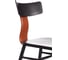 Стул Tetchair ZULUS 8333 пластик/металл, 43x49x45x74 см, 2 шт black черный / brown коричневый 15525 8
